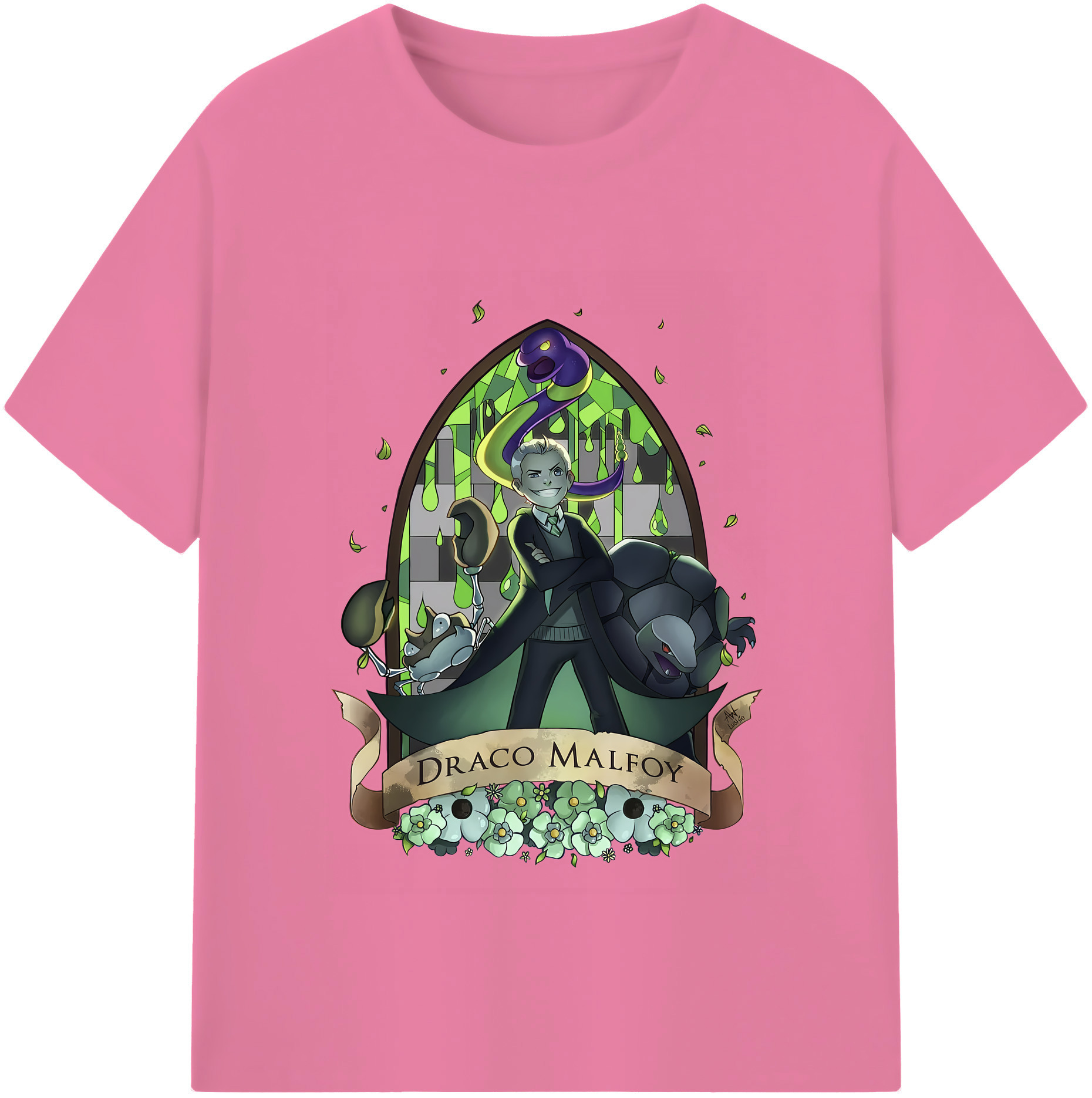 （画像用） Harry Potter ハリー・ポッターシリーズ 綿100％半袖Tシャツ（フロントプリント）